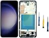 Pantalla Incell para Samsung Galaxy S24 5G con Marco, Repuesto de Pantalla LCD para Samsung Galaxy S24 SM-S921, Ensamblaje de Pantalla con Touchscreen, Piezas de Reparación (Sin Sensor de Huella) 2