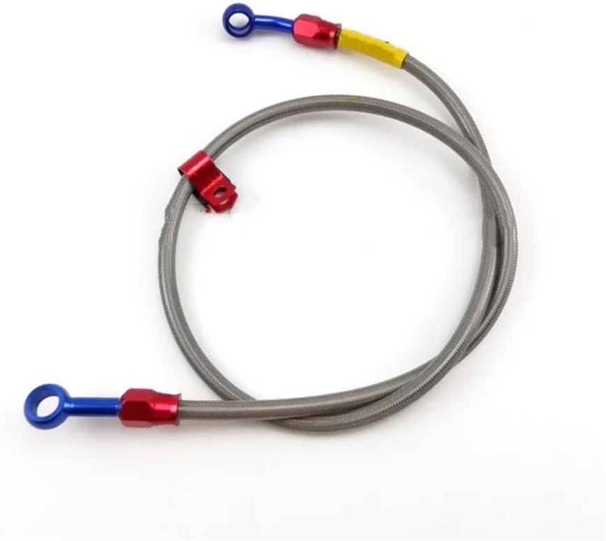 for Jog Universal Braided Steel Hydraulic Reinforce Oil Hose 85cm Banjo Motorcycle Brake Hose Line Dirt Bike Oil Hoses Line Pipe