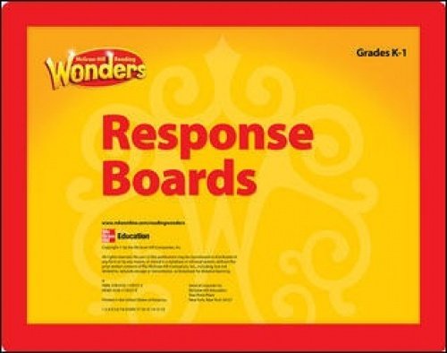 Reading Wonders Reading Response Boards Grade K/1 (ELEMENTARY CORE READING)
