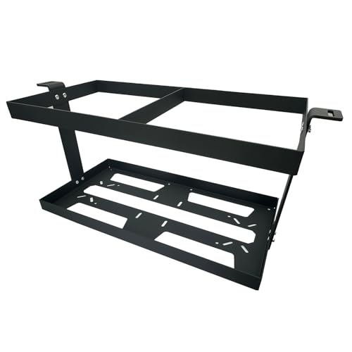 Image of Fuel Jug Container Holder Mount Can Mount fits Two 5 Gallon Fuel Containers, Mouting Bracket Compatible with VP Racing Can 5 Gallon (Holder only)