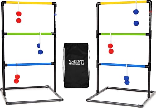 GoSports Ladder Toss Game Set - Includes 6 Soft Rubber...