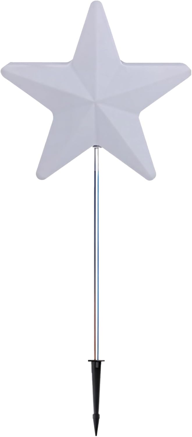 Waterproof Star Lawn Lights, Led Garden Decor with Remote Control, Multicolor, Perfect for Parties and Outdoor Ambiance, 9.7X2.1 in - Image 1 of 5