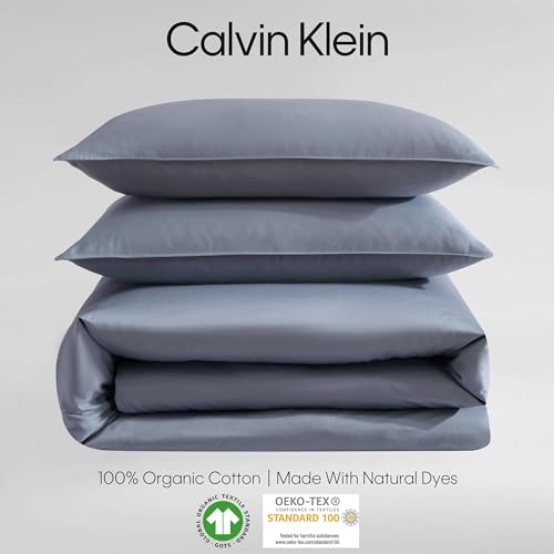 Calvin Klein - King Duvet Cover Set with Shams, Cotton Sateen - image 5