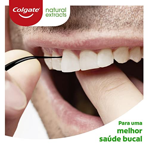 Colgate Fio Dental Natural Extracts Carvão 25M Branco