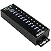 StarTech.com 10 Port USB 3.0 Hub - Industrial - ESD and Surge Protection - DIN Rail or Surface Mountable - Metal - Powered USB Hub