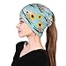 OXJOIIS Beanie Sunflower Cute Cartoon Koala Bear Hedging Head Hats, Fashion Skull Hats for Girls Boys, Multifunction Large Chemo Hat Daily Hat for Walking Party, Various Styles