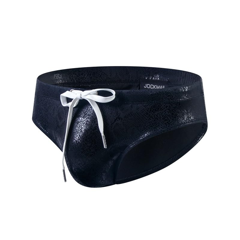 JOCKMAIL Mens Swim Briefs Sexy Rainbow Print Swim Bikini Briefs with Removable Pad4