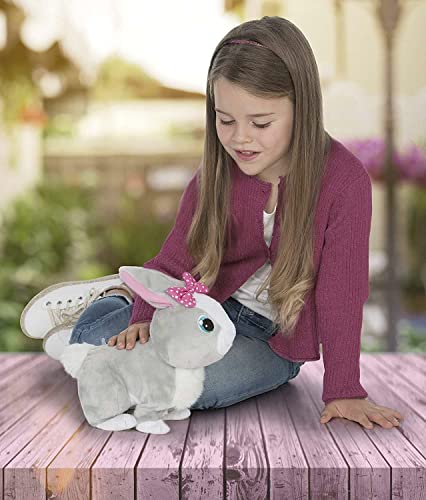 CLUB PETZ Betsy Hase | Interaktive Tierplüsch, die hoppelt und bewegt ihre Ohren, für Vielspass | Spielzeug, Plüsh für Mädchen und Jungen ab 18 Monaten
