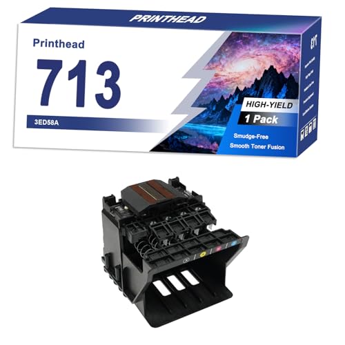 KSJWUH 713 3ED58A Printhead Compatible Replacement for HP Printers to Work with DesignJet T210 T230 T250 T630 T650 Studio Plotter Printer,Unwavering Performance 1set