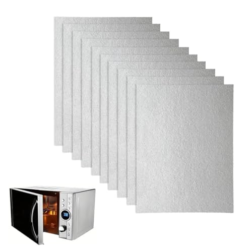 Qexujow Accesorios Y Repuestos De Pequeño Electrodoméstico, Paquete De 8 Láminas De Mica Para Horno Microondas Universal, 15 X 12 Cm, Piezas De Reparación Para Horno Microondas Universal.
