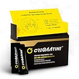 CreGAAtine Micronized Creatine Monohydrate + GAA | Increase Strength, No Water Retention | Boosts Memory & Focus | Single-Serve Packets | 60 Sachets, 30 Servings | (Sachets, Unflavored)