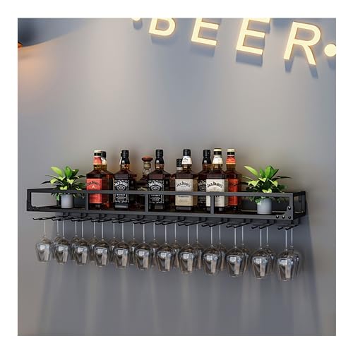 Armoire à boissons murale pour optimiser le rangement de cuisine et suspendre les verres à pied - 2