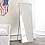 NeuType Full Length Mirror Standing Hanging or Leaning Against Wall, Large Rectangle Bedroom Floor Dressing Mirror Wall-Mounted , Aluminum Alloy Thin Frame, White, 65"x22"
