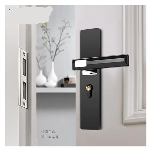 Serrure de porte de salle de bain intérieure moderne en zinc robuste - 5
