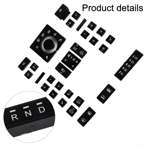 Couvercle bouton commutateur mode terrain Range Rover 2013-2017 cache plastique noir console - 7