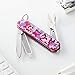 Victorinox Classic SD Swiss Army Knife, Compact, 7 Functions, Swiss Made Pocket Knife with Small Blade, Screwdriver and Key Ring - Pink Camouflage