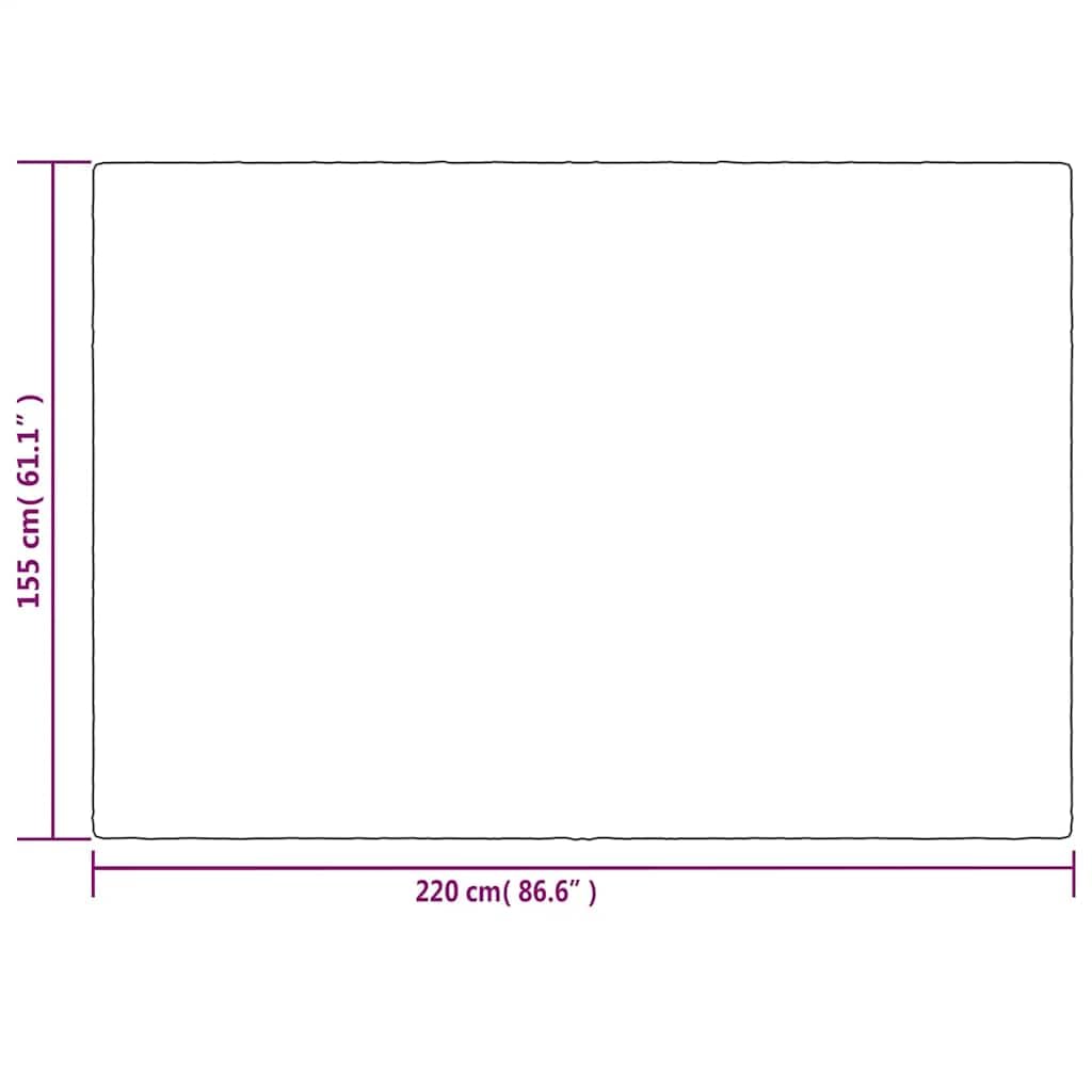 vidaXL Coperta Ponderata con Copertura Grigia 155x220 cm 11 kg Tessuto