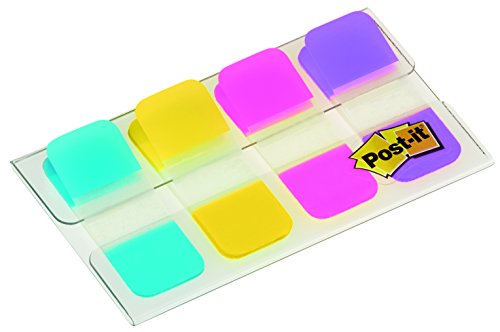 Post-it Marque-page 15,8 x 38 mm Bleu/Jaune/Rose/Violet