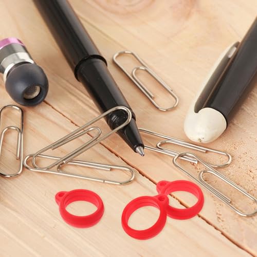 Anillos de silicona antipérdida para evitar caídas de bolígrafos y llaves 6