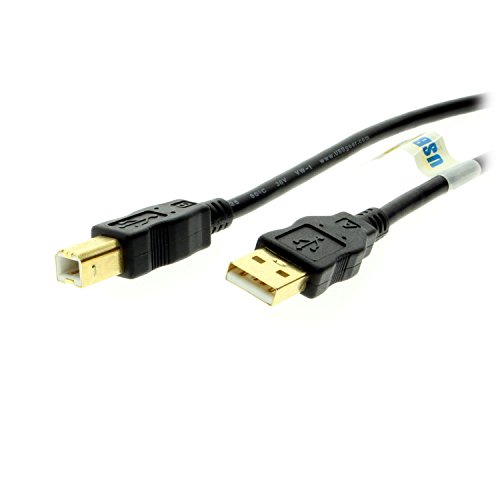USBGear USB Cable A to B8 inch High-Speed USB 2.0