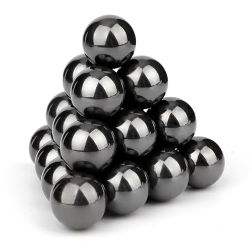 Dilabnba FS0861 22Pcs Round Magnetic Stones Fidget Toy Magnet Science Kit For Adults, Large Hematite Magnetic Ball Desk Toy thumb #7