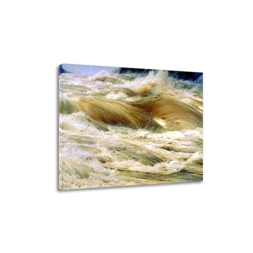 Tableau cascade d'Imatra reproduction haut de gamme sur toile encadrée
