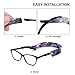 WIRESTER Fashion Eyeglasses Strap, Floating Sunglass Holder Strap, Safety Flexible Neoprene Eyewear Retainer for Men Women - Purple Mixed Oil Paint
