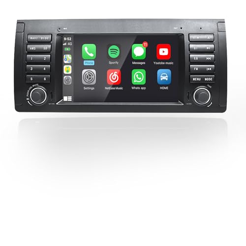 Uckazy 7'' 2+64G Car Radio for BMW 5 Series 1995-2002 Android 13 Wireless CarPlay Android Auto Car Stereo,Touchscreen Navigation with Bluetooth, AM/FM, SWC, WiFi, E39A13