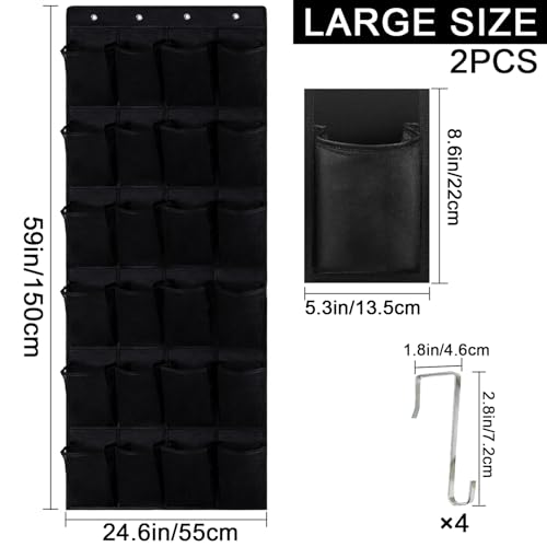 2-Pack-Hanging-Water-Bottle-Organizer-24-Pockets-Each-Foldable-Mesh-Over-The-Door-Cups-Organizer-for-Stanley-Cup-Door-Cabinet-Wall-RV-Use
