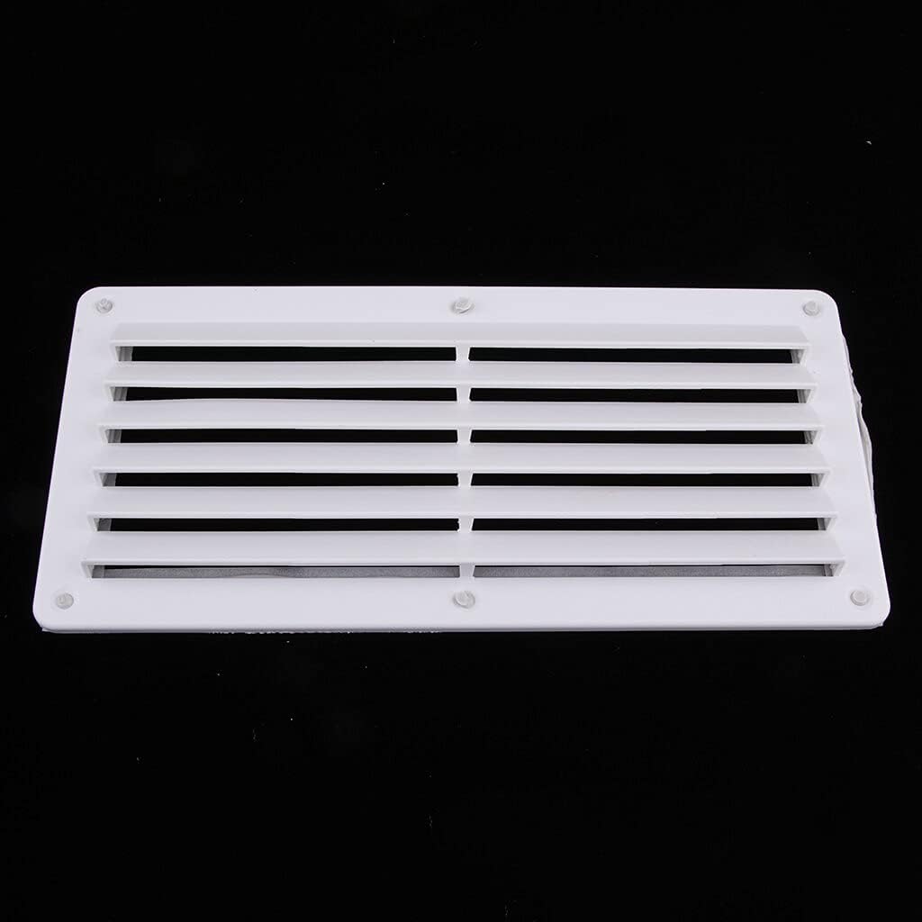 BUSUANZ White Rectangular Boat Vent Louver for Marine Boat