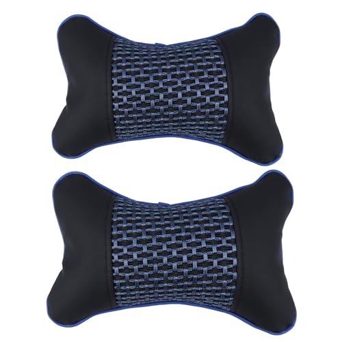 Coussin de siège auto bleu idéal pour les longs trajets de vacances
