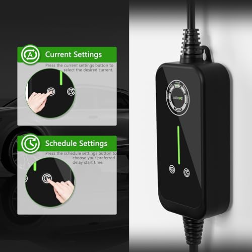 Ev chargeur portable pour eviter la surchauffe electrique avec courant commutable 16A