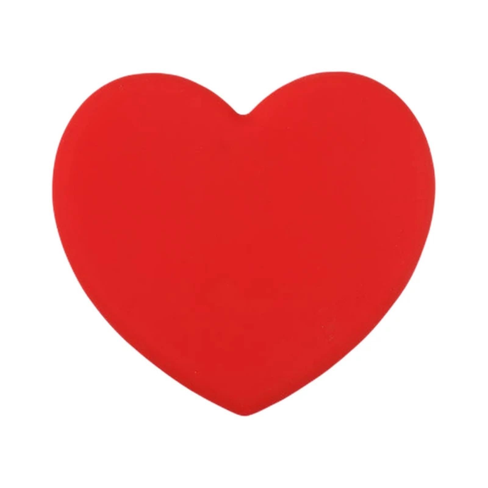 3Pcs Heat Resistant Silicone Mat Thicker Drink Cup Non-slip Pot Coasters Heart-shaped Placemat for Cap(Color1)