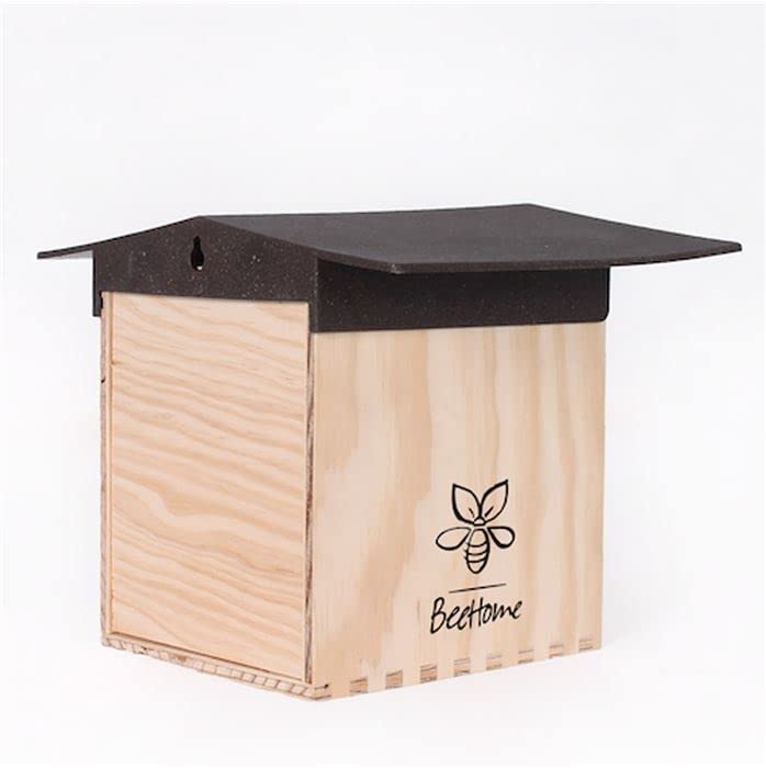 BeeHome dunkel - Wildbienenhotel mit Gutschein für 25 Bienen!
