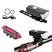Neroyaner Waterproof Lamp USB LED Rechargeable Front and Tail Light Set Bike Accessories