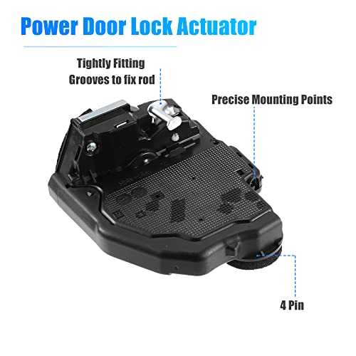 Image of X AUTOHAUX Rear Left Side Door Lock Actuator Motor for Toyota Camry 2007-2017 69060-06100 69060-33120