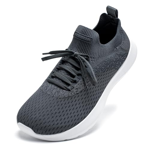 Image of HOBIBEAR Mens Wide Toe Box Running Shoes /Womens Lightweight Walking Sneakers for Jogging