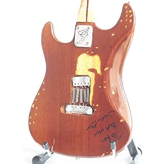 Stevie Ray Vaughan Mini guitare miniature SRV Lenny Gift Axe Heaven - Les Beatles, Paul McCartney, John Lennon, RIngo Starr, George Harrison Stevie Ray Vaughan Mini guitare miniature SRV Lenny Gift Axe Heaven – Image 7