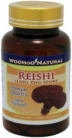 Woohoo Natural Reishi (Ling Zhi) Spore 60 Capsules by Woohoo Natural