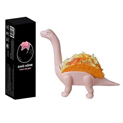 DinoHome Long Neck Dinosaur Taco Holder Stand (Holds 2 Tacos) - The Perfect