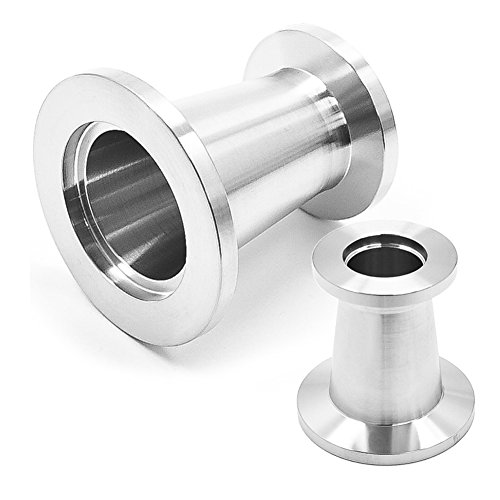 Image of Vacuum Conical ReducerKF-25 to KF-16 (NW-25 to NW-16), Vacuum Fitting, 304 Stainless Steel, Flange Adapter (KF25-KF16)