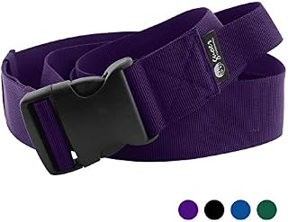 GUOER Walking Gait Belt With Handles Transfer Belts 25"-70" Multiple Colors (25"-52"Purple)