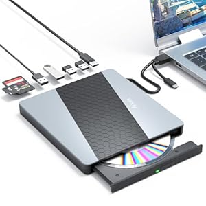 Alxum B34-Y Externes CD/DVD Laufwerk