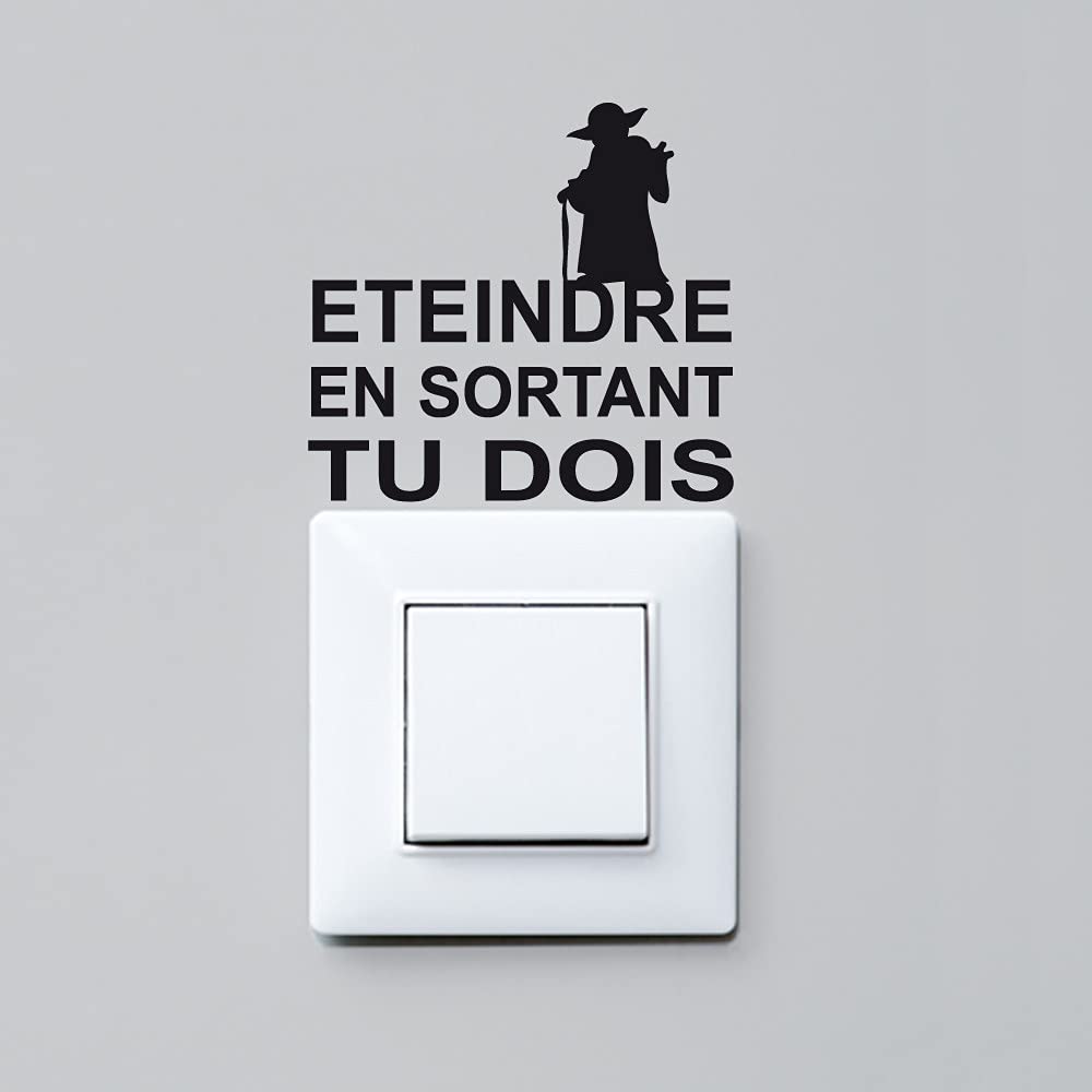 Sticker Star Wars Maître Yoda, Brun, 70 Cm X 70 Cm | Leroy Merlin