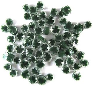 Green Clover Murrine 15101-96 Millefiori COE 96 Glacial Art Glass