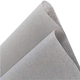 Paquete y tamaño: cada papel de seda mide 75 cm x 50 cm, lo que es suficiente para su uso. El paquete contiene 50 piezas de papel de seda gris, se puede cortar al tamaño adecuado según sea necesario, son muy convenientes.