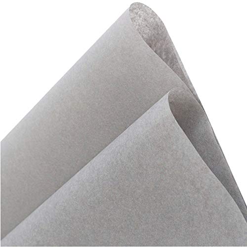 50 Pcs 50x75cm Gray Tissue Paper Wrapping Paper for Gift Bags, Bulk Gift Wrapping Paper Sheets for DIY Paper Crafts Weddings Art Craft Supplies Party Birthdays or Special Occasions Decoration