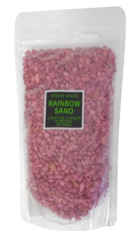 大和プラスチック 園芸 サンドアート用 レインボーサンド 200g 中粒 ピンク