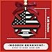 MAPDTWO Firefighter Ornament - Firefighter Christmas Ornaments - Fire Fighters Gifts for Fireman Retired, Women, Men, Male, Female - Fireman Retirement Gifts for Mom, Dad - Wood Ornament 2025 & Card