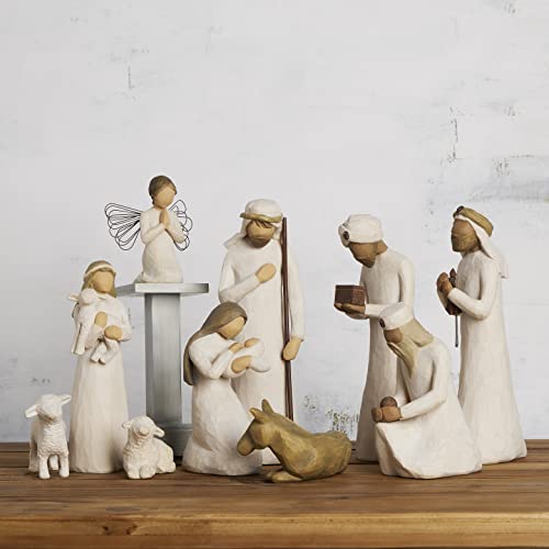 Willow Tree Nativity Starter Figures With The Three Wisemen Plus Angel, 11-Piece Set #TOP6